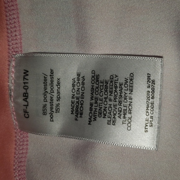 Copper Fit Pink 1/4 Zip Pullover Large - Picture 6 of 11